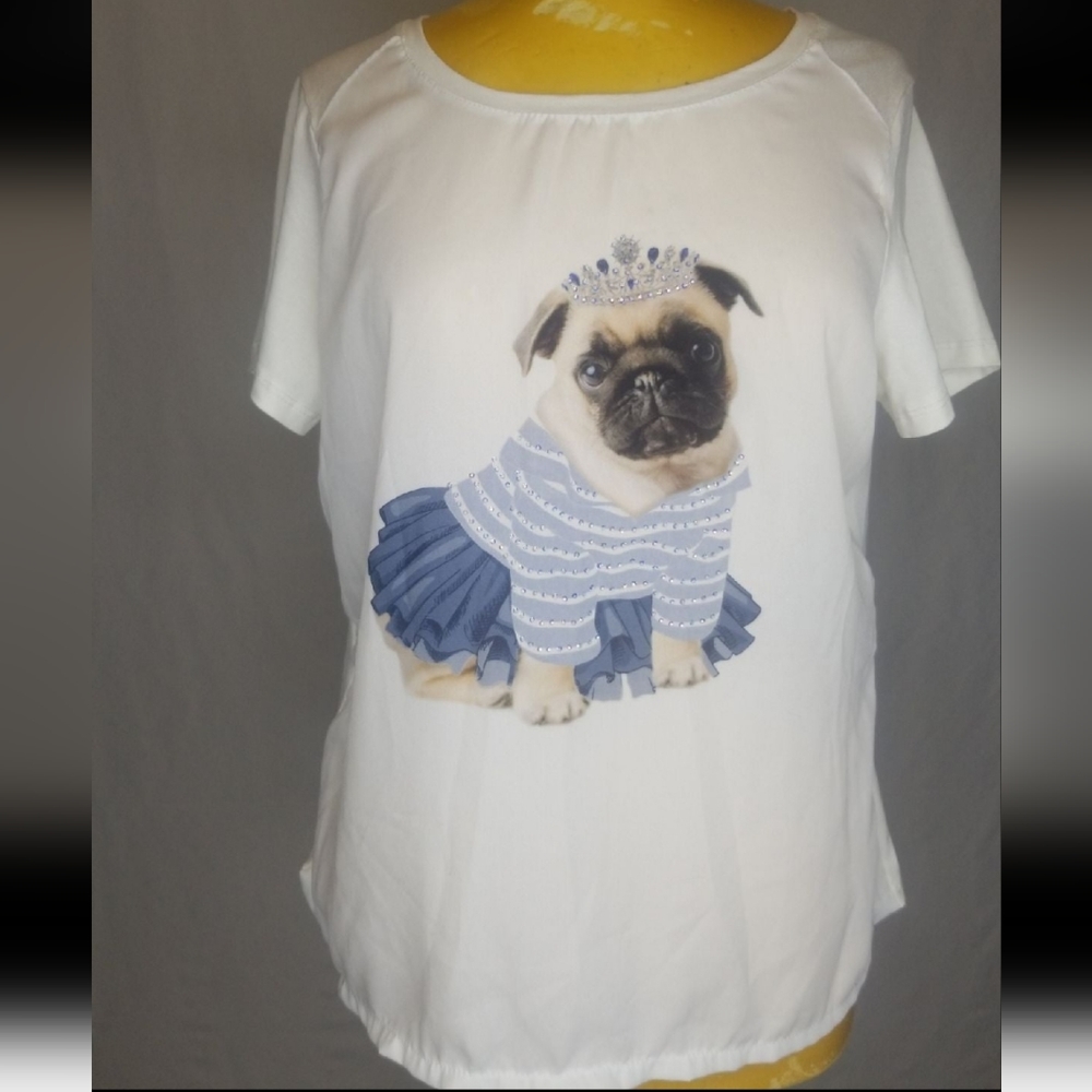 Pug bling tshirt